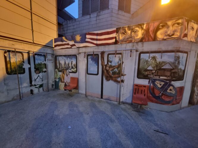 Street Art an der Station Masjid James