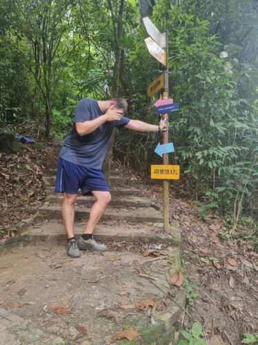 Start des Jungle Trails..