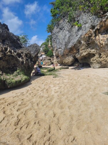 Strand am ersten Tag