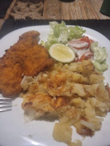Lecker deutsches Essen um uns abzuregen.
