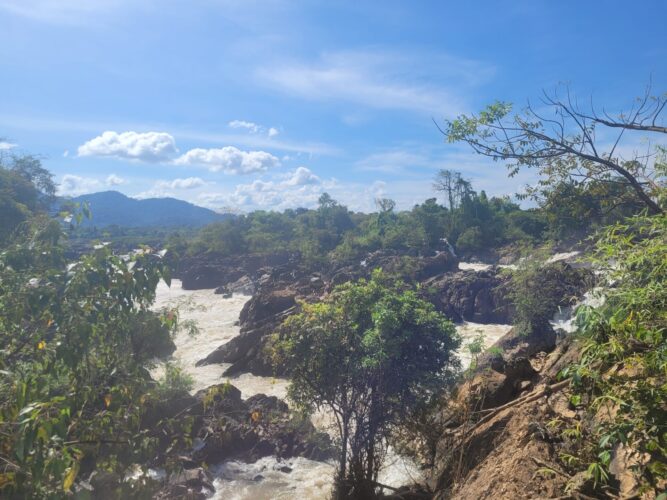 Wasserfall am Mekong