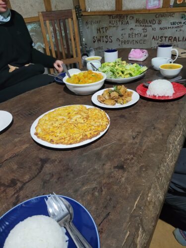 Abendessen auf der Happy Farm