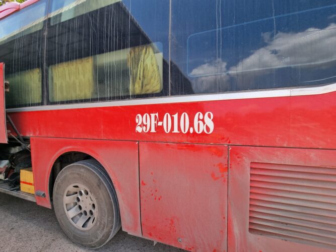 Unser Bus nach Vietnam