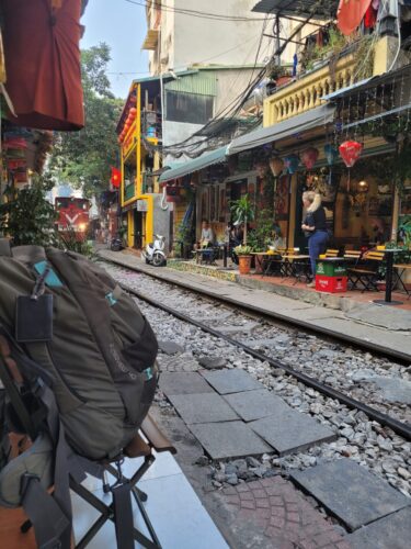 Rucksack in Sicherheit