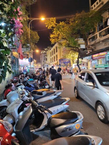 Mopeds soweit das Auge reicht