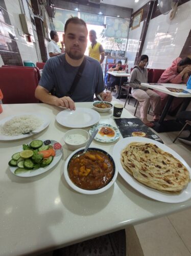 Indisches Mittagessen