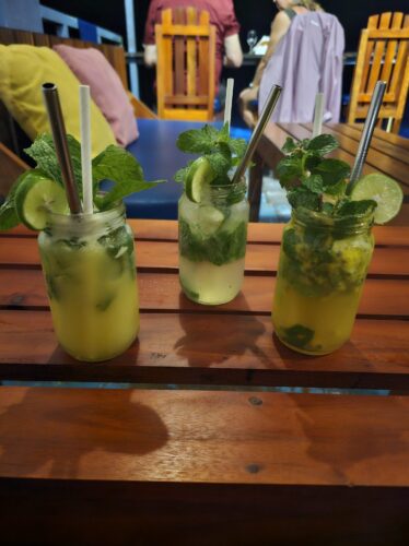 Cocktails am Abend