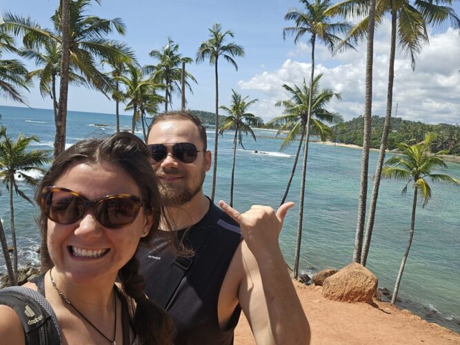 Am Coconut Tree Hill in Mirissa