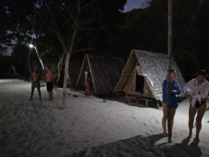 Unser Camp am ersten Abend