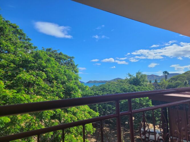 Aussicht von unserer Unterkunft in Coron