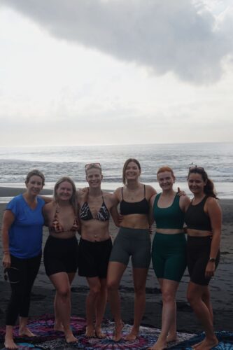 Michelle, Nat, Polly, Alissa, Victoria und ich